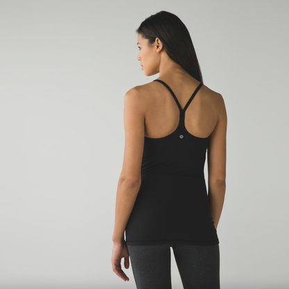 lululemon black power y tank