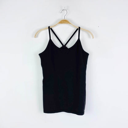 lululemon black power y tank