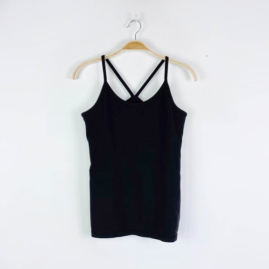 lululemon black power y tank