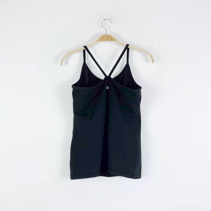 lululemon black power y tank