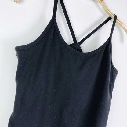 lululemon black power y tank