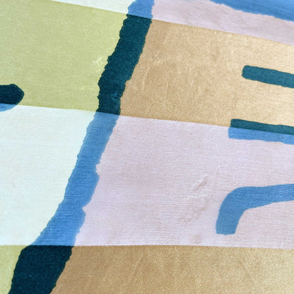 vintage paloma picasso hand-rolled silk scarf