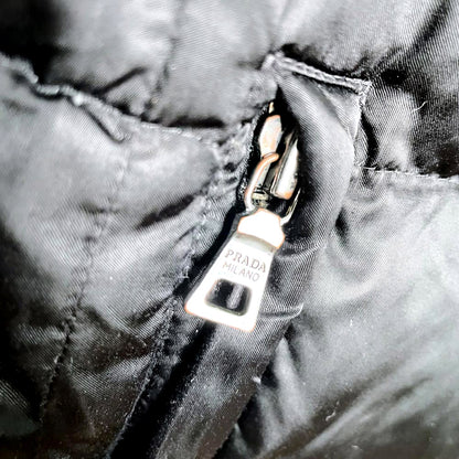 vintage 00s prada down puffer jacket