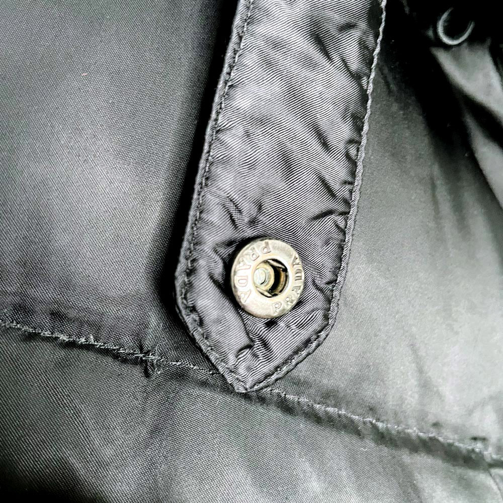 vintage 00s prada down puffer jacket