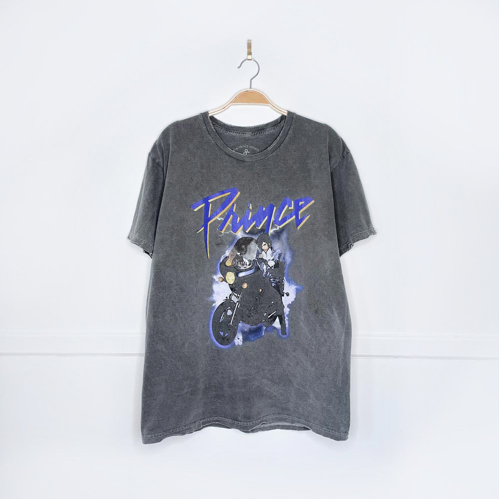 prince oversized faded graphic tee
