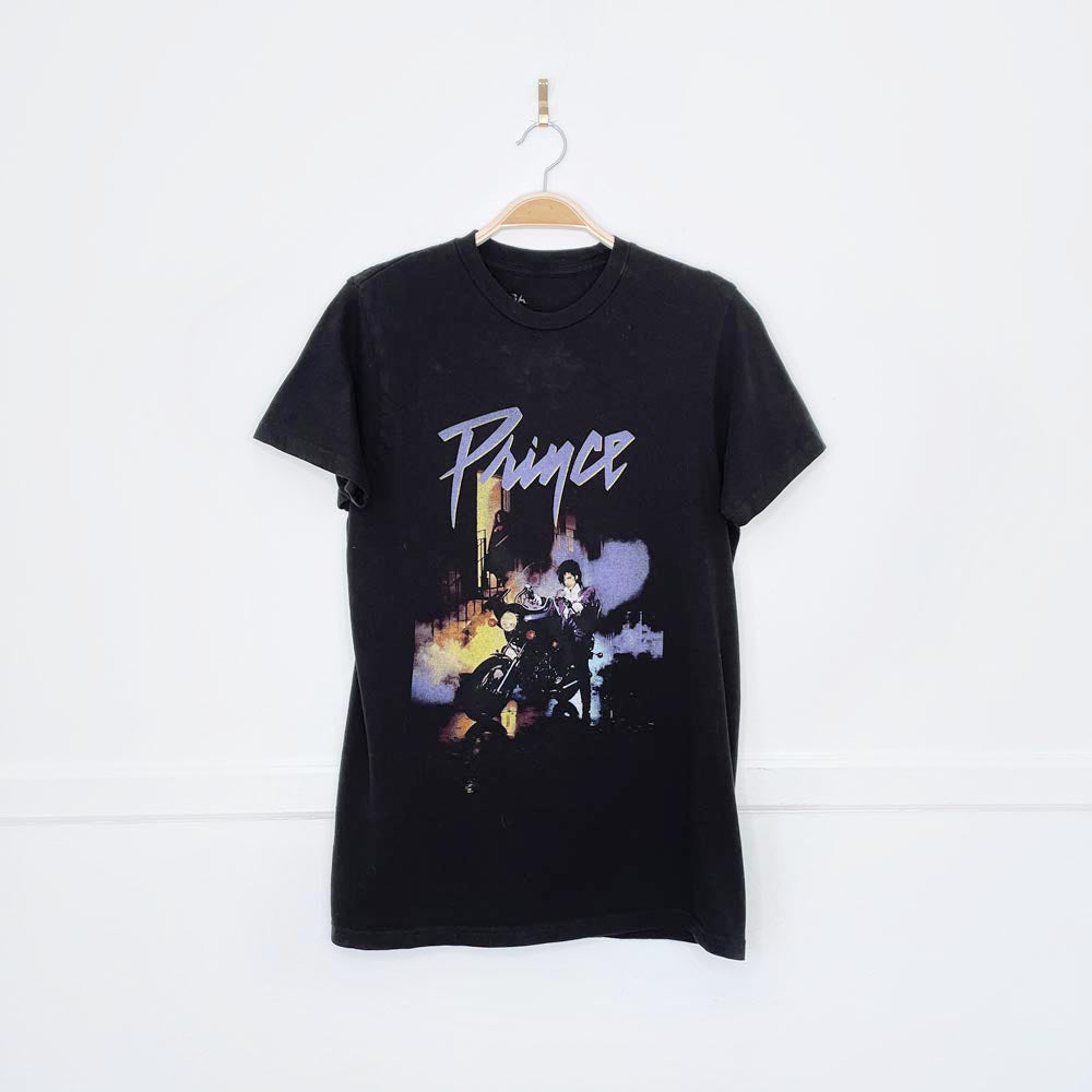 prince x bravado 2023 purple rain graphic tee