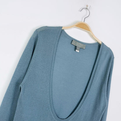 proenza schouler cashmere deep scoop sweater - size medium