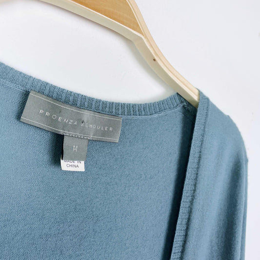 proenza schouler cashmere deep scoop sweater - size medium