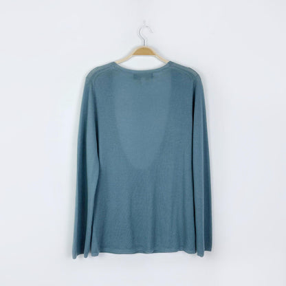 proenza schouler cashmere deep scoop sweater - size medium