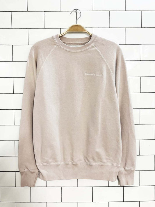 province of canada embroidered logo sweatshirt - good market thrift store