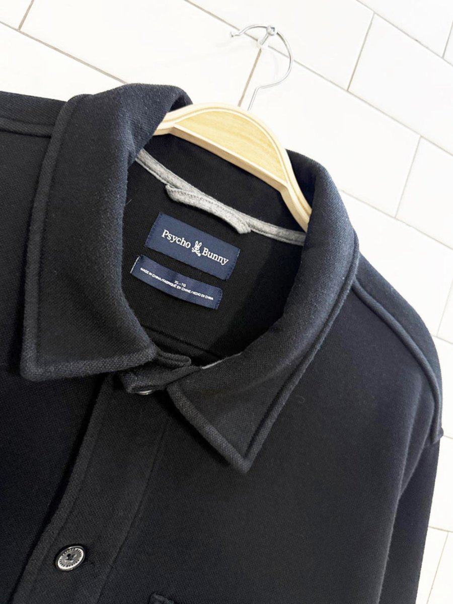 psycho bunny cropped shirt jacket | rework - good market thrift store