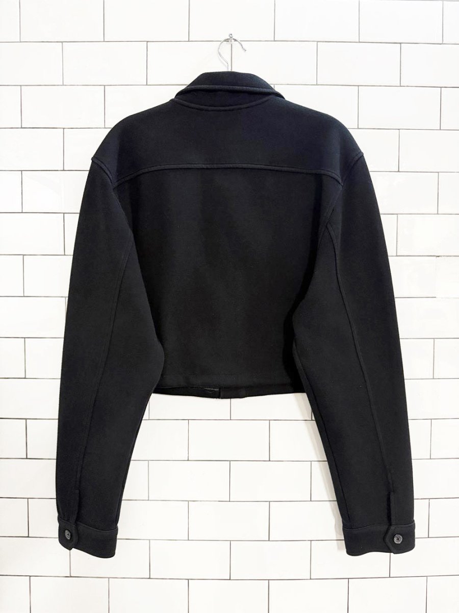 psycho bunny cropped shirt jacket | rework - good market thrift store