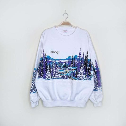 vintage 90s lifestyles wildcat mountain crew - one size