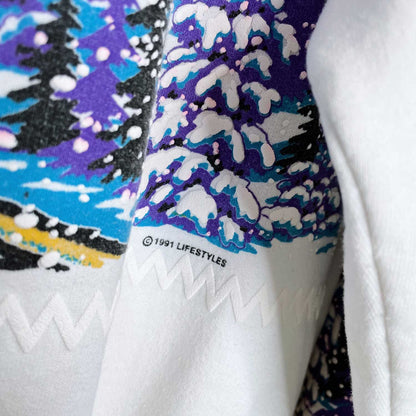 vintage 90s lifestyles wildcat mountain crew - one size