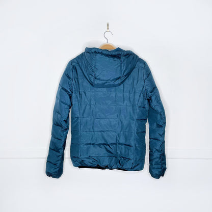 roots hooded down puffer coat