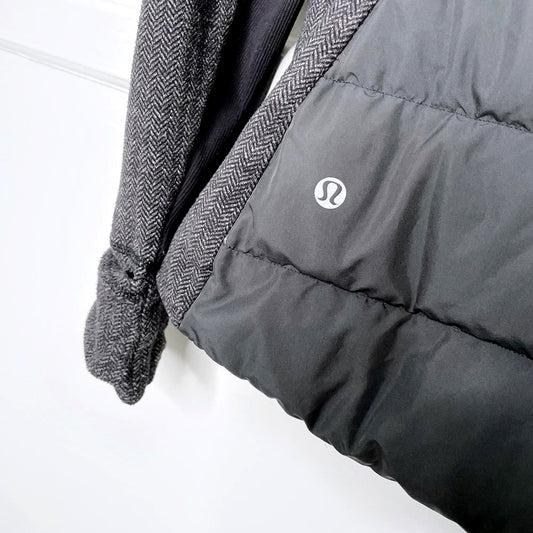 lululemon fluff off pullover puffer rulu + goose down