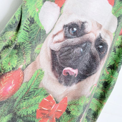 h&m holiday pug tee