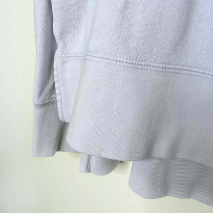 roots 2020 lilac lightweight side slit crew - size small