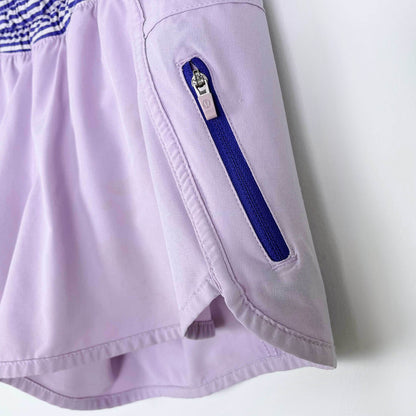 lululemon tracker short III swift pretty purple - size 6