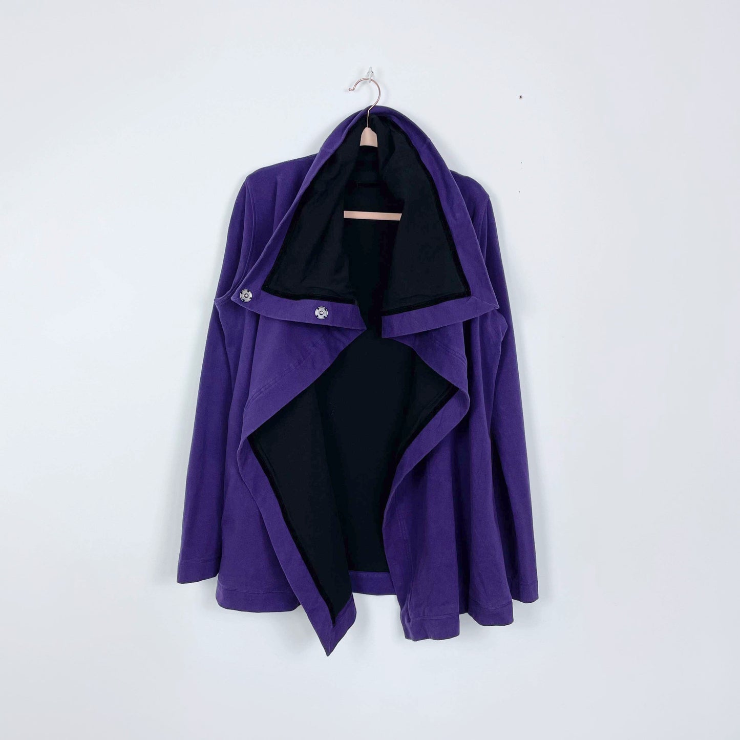 lululemon purple savasana wrap jacket - size 6