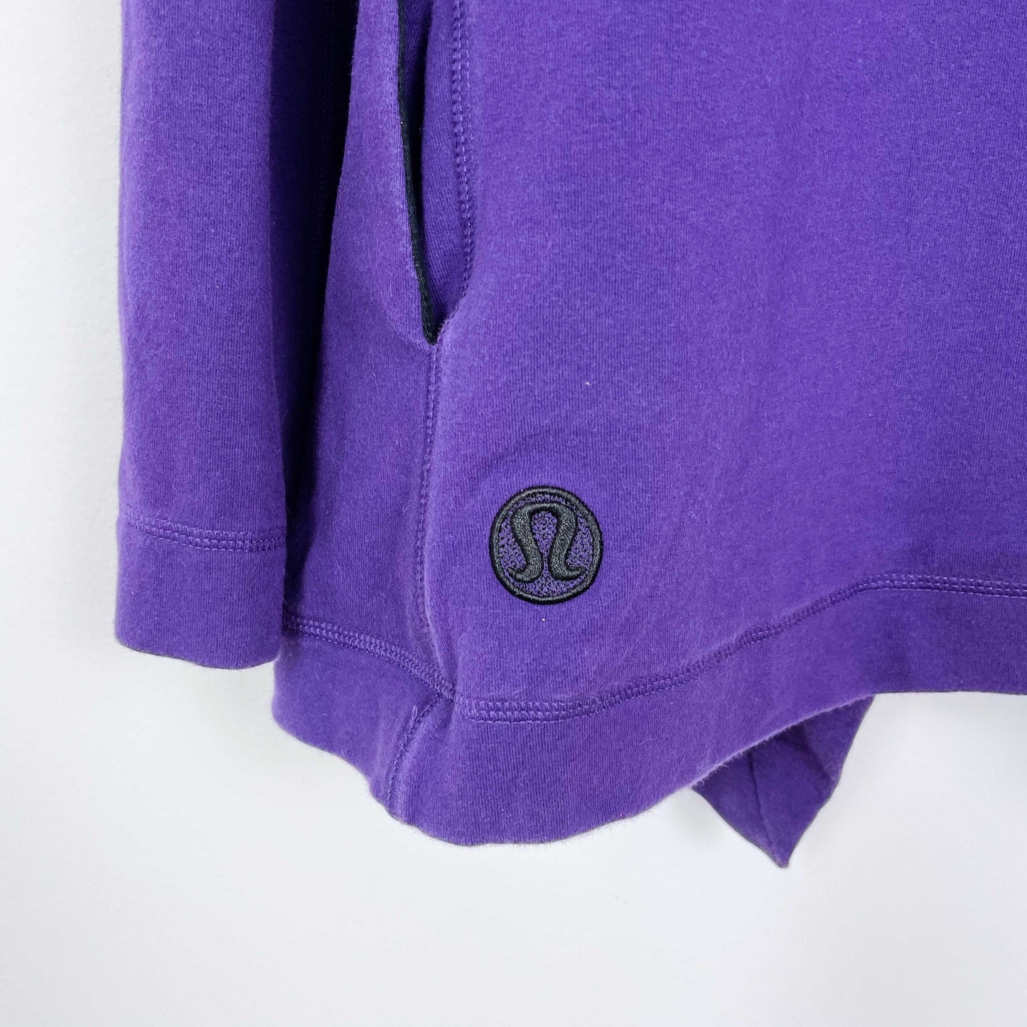 lululemon purple savasana wrap jacket - size 6