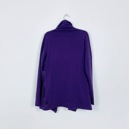 lululemon purple savasana wrap jacket - size 6