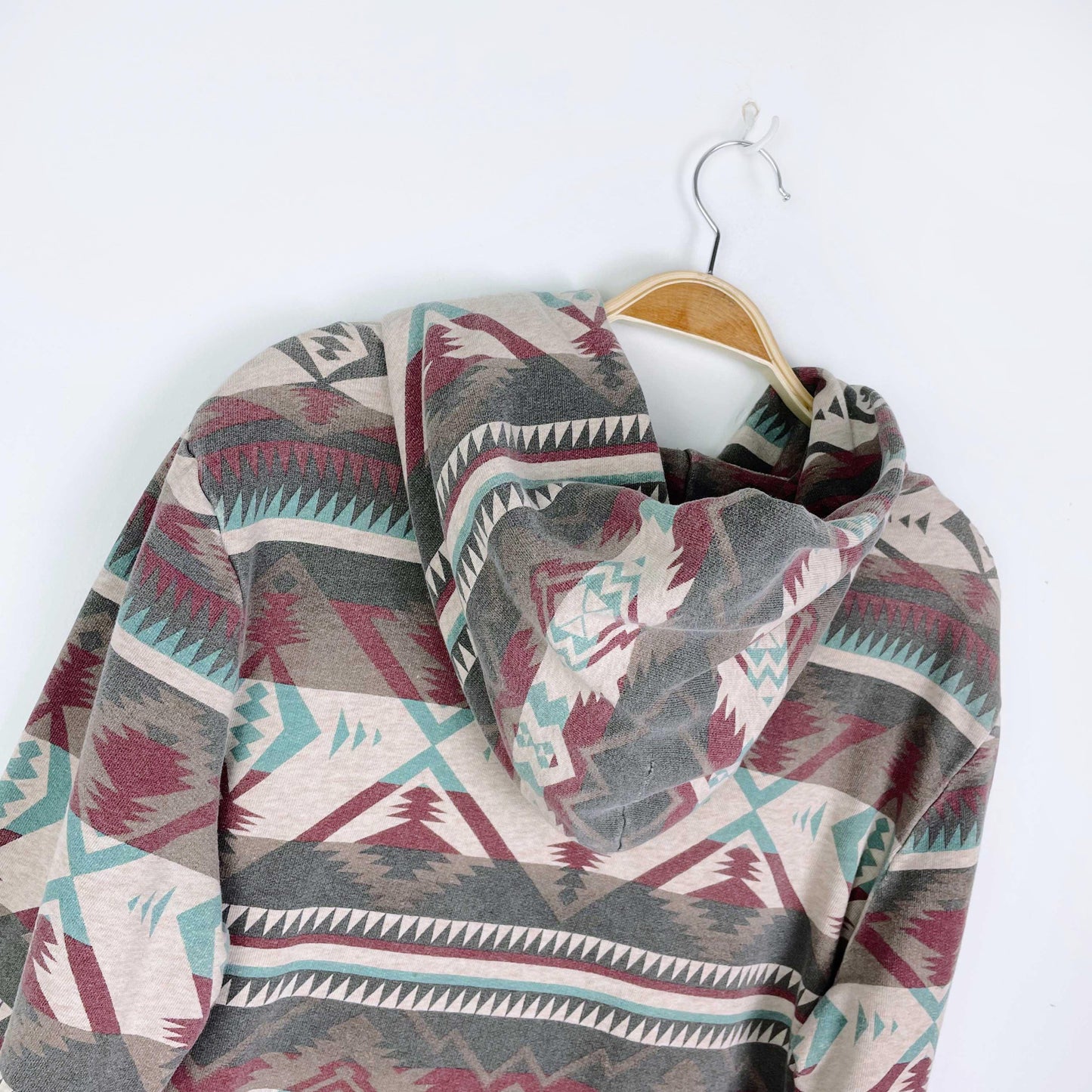 ralph lauren denim & supply aztec flag hoodie - size medium