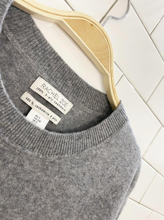 rachel zoe 100% cashmere boxy light knit sweater - good market thrift store