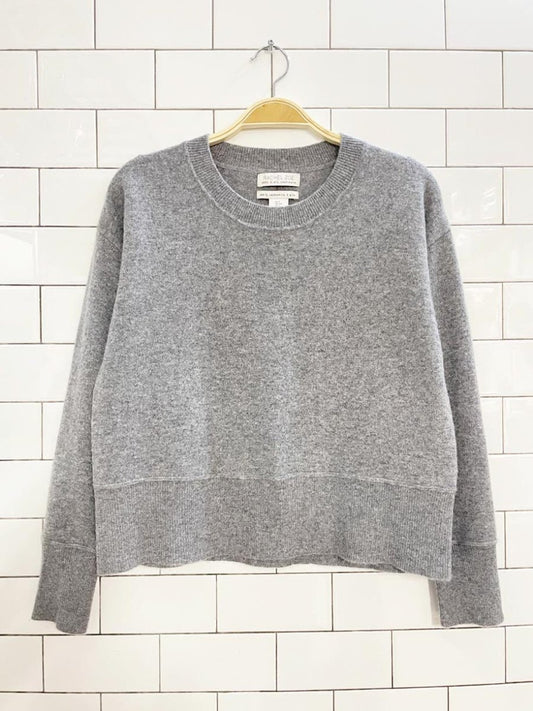 rachel zoe 100% cashmere boxy light knit sweater - good market thrift store