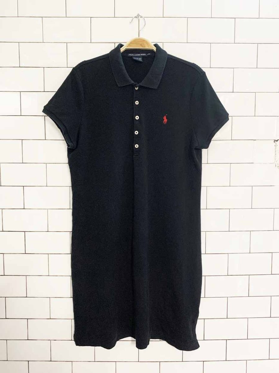 ralph lauren polo crest tennis shirt dress - good market thrift store