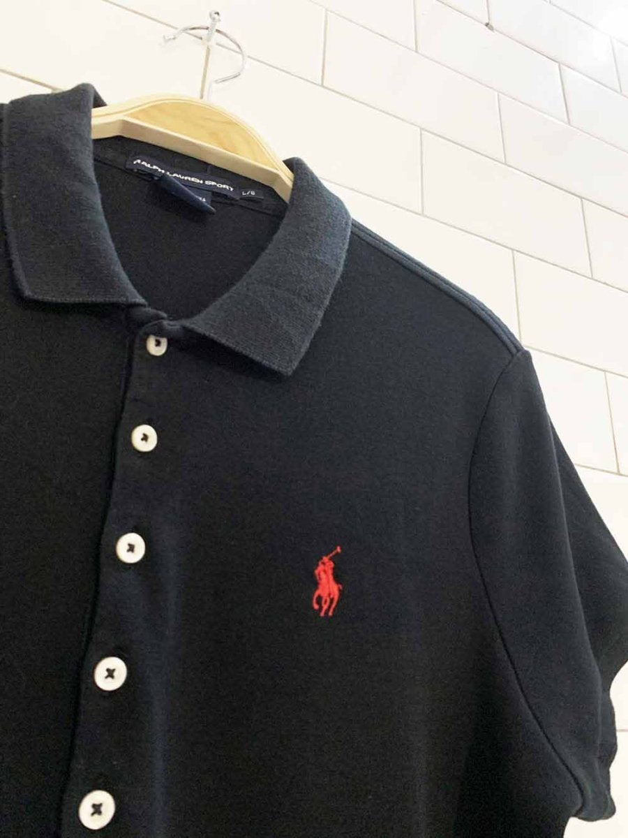 ralph lauren polo crest tennis shirt dress - good market thrift store