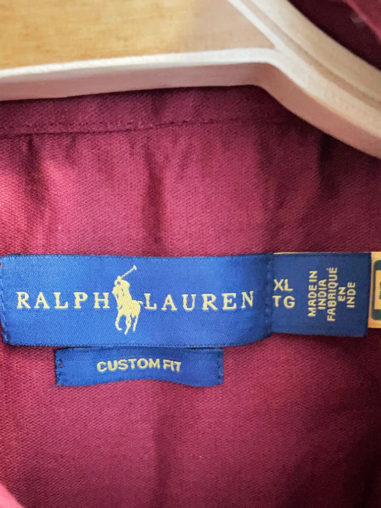 ralph lauren sporty prep cropped shirt | rework - good market thrift store