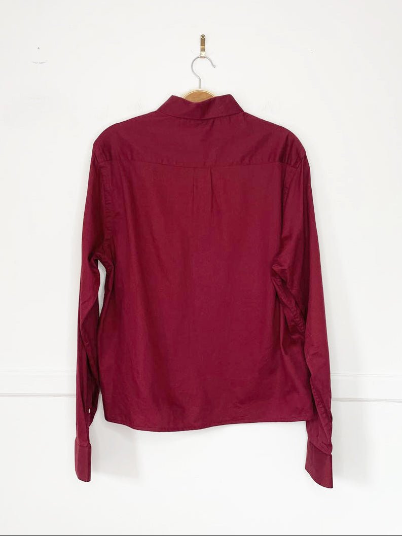 ralph lauren sporty prep cropped shirt | rework - good market thrift store