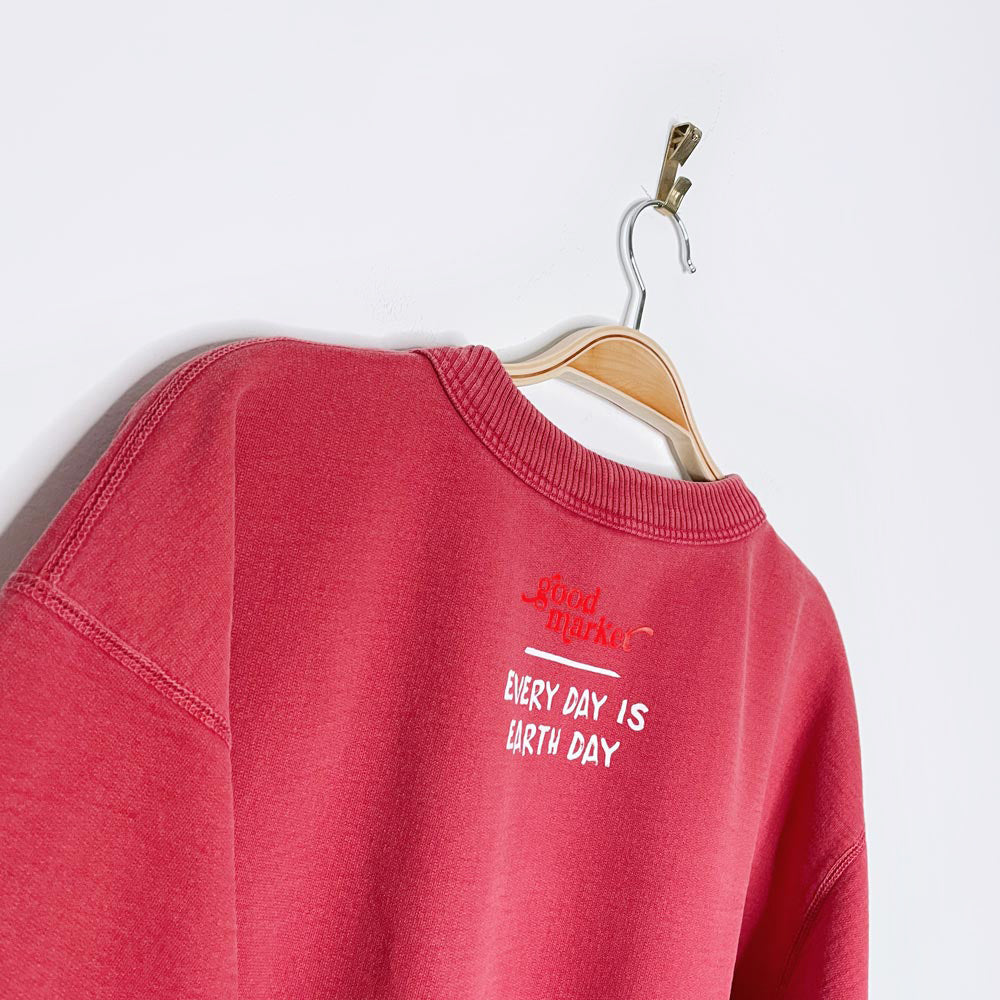 vintage 00s bulletin x earth activist faded sweatshirt