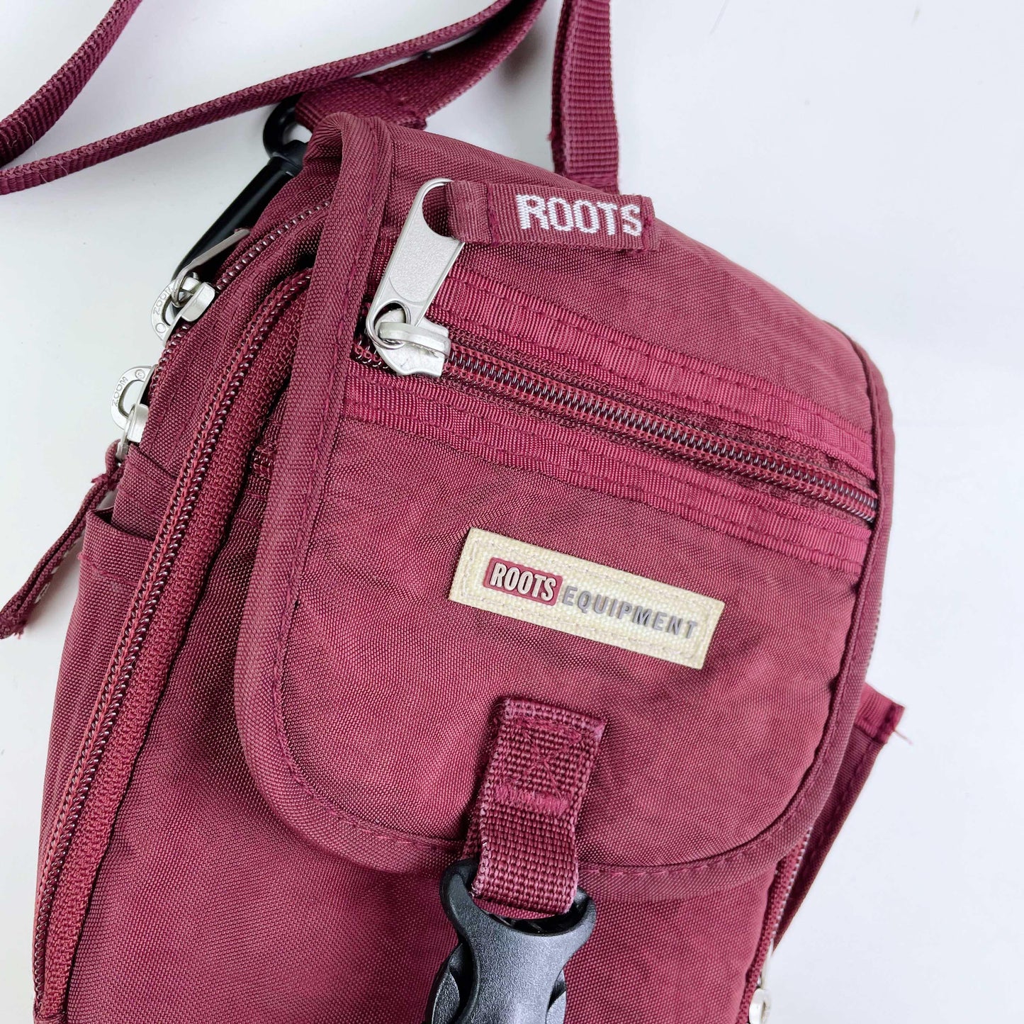 vintage 00s roots equipment nylon utility bag