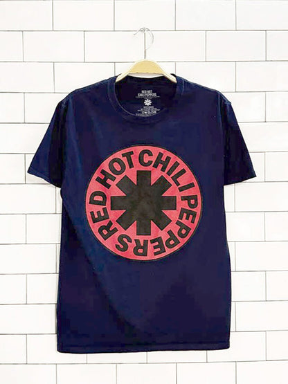 red hot chili peppers classic logo graphic band tee - good market thrift store