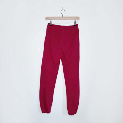 roots red organic cooper sweatpant - size xxs