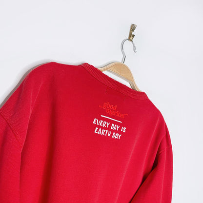 vintage 90s non-fiction x earth activist sweatshirt