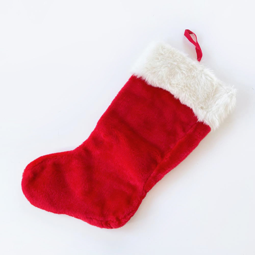 vintage santa holiday stocking