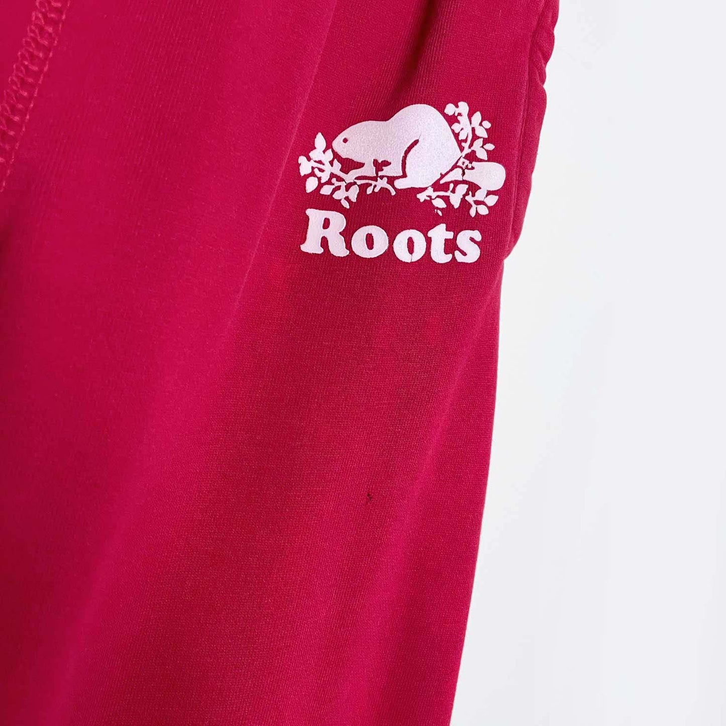 roots red organic cooper sweatpant - size xxs
