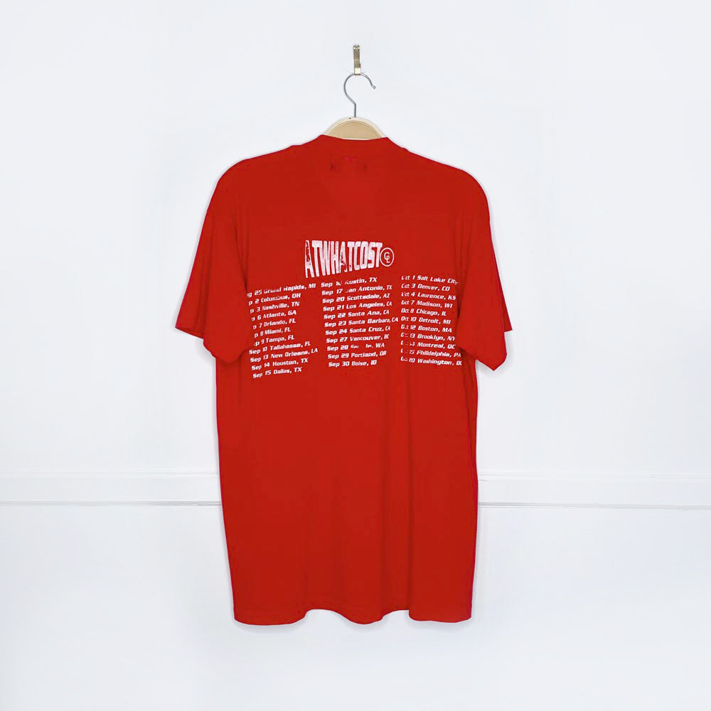 vintage 80s at what cost on tour tee