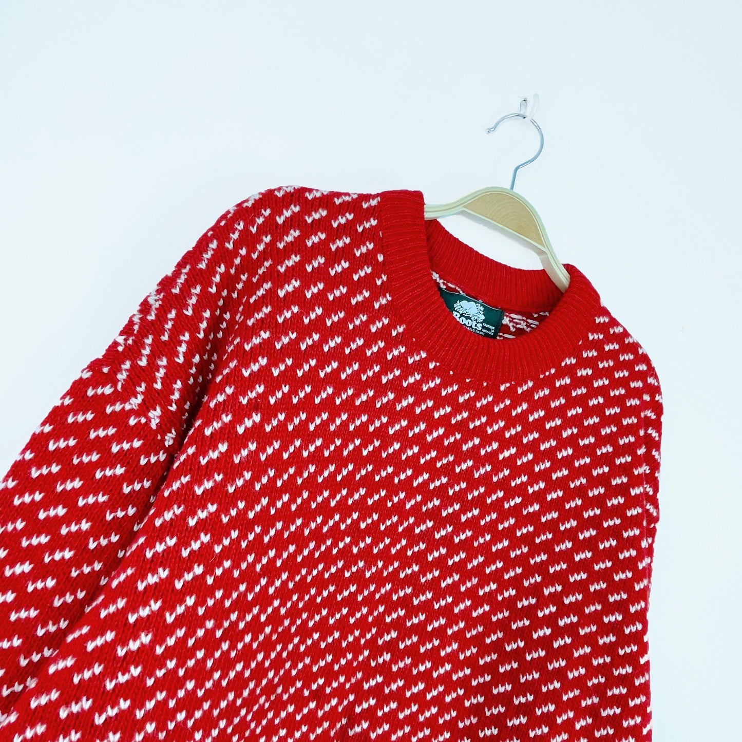 vintage 80s roots norweigan wool fisherman sweater