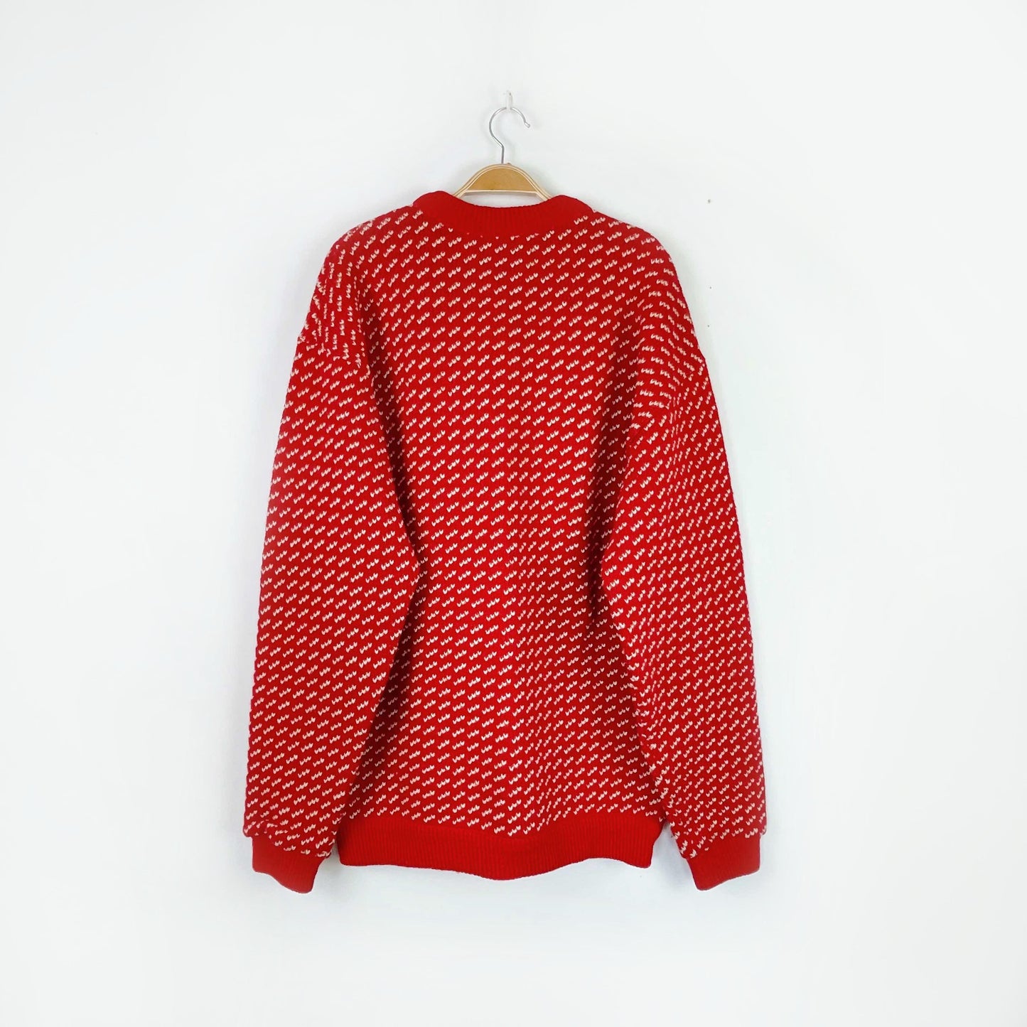 vintage 80s roots norweigan wool fisherman sweater