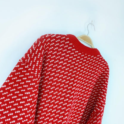 vintage 80s roots norweigan wool fisherman sweater