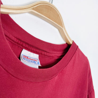 vintage 00s hanes beefy tee x earth activist crop tee