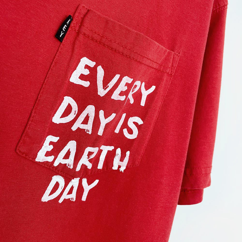 key x earth activist pocket tee