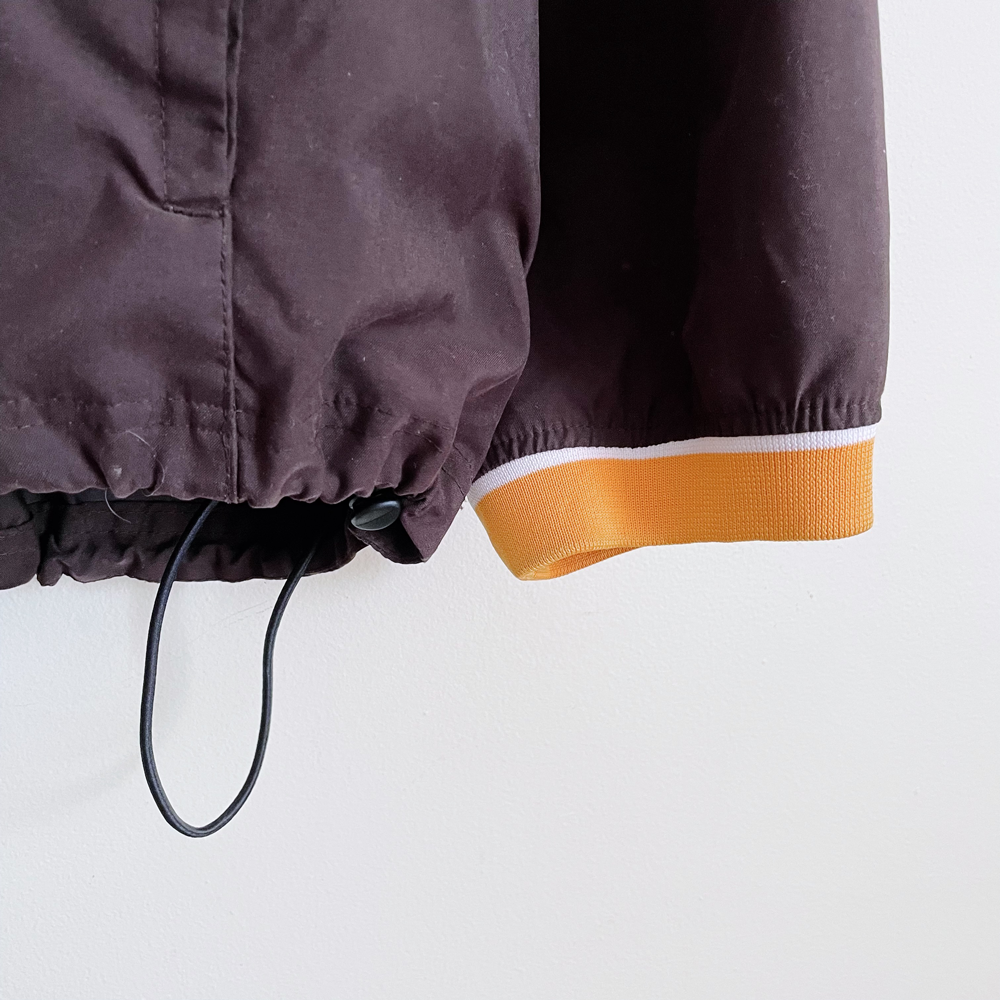 vintage mlb san diego padres reebok v-neck windbreaker jacket - size xl