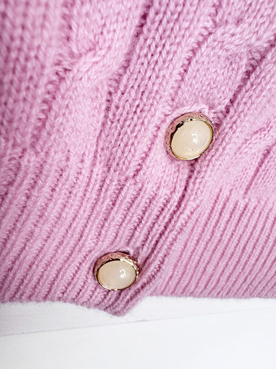 reformation claire 100% cashmere cable knit cardigan sweater - good market thrift store