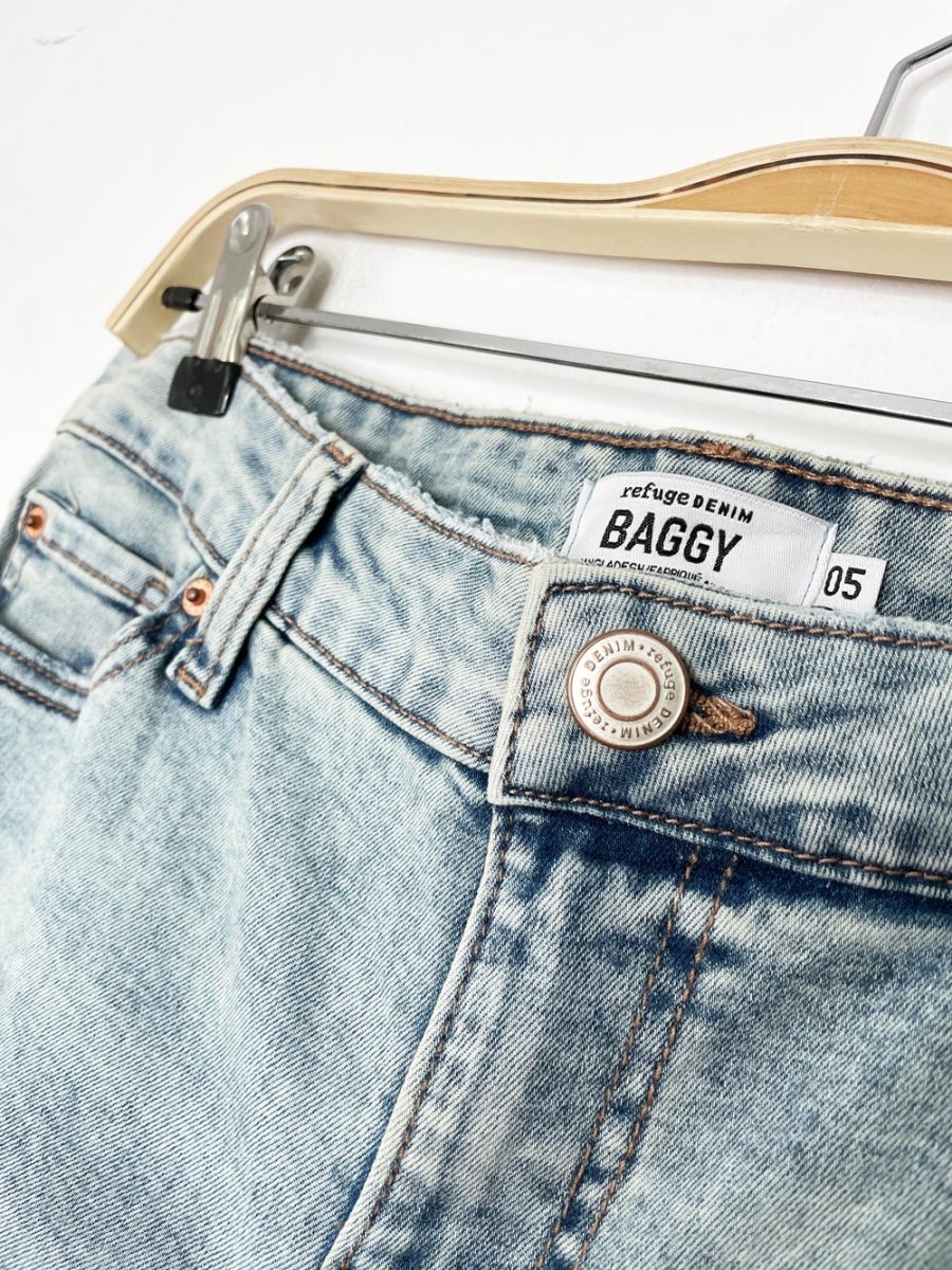 refuge baggy wide leg jeans - good market thrift store
