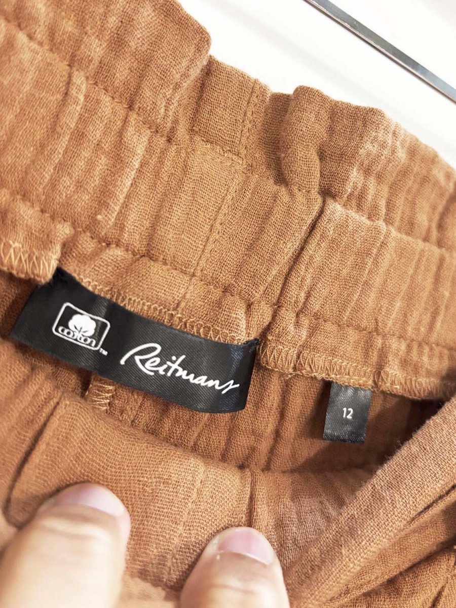 reitmans gauze cotton belted shorts - good market thrift store
